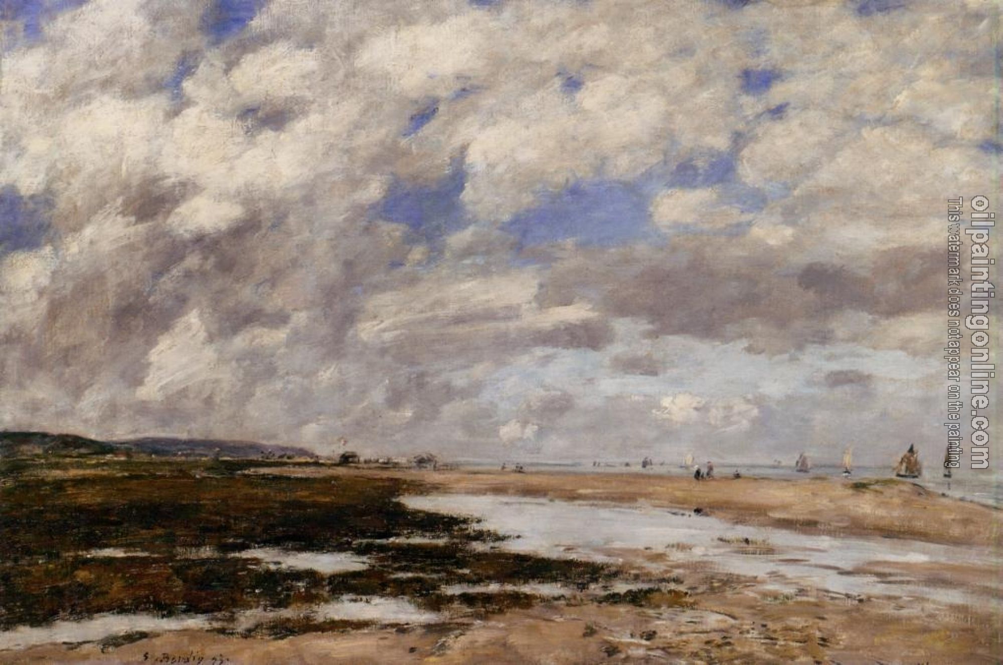 Boudin, Eugene - The Beach, Deauville